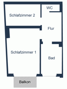 Lageplan Obergeschoss