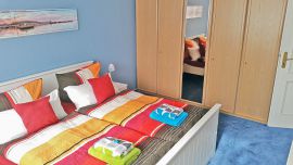 Ferienhaus Annelie Helgoland- Großes Schlafzimmer