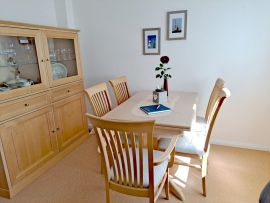 Essbereich im Wohnzimmer